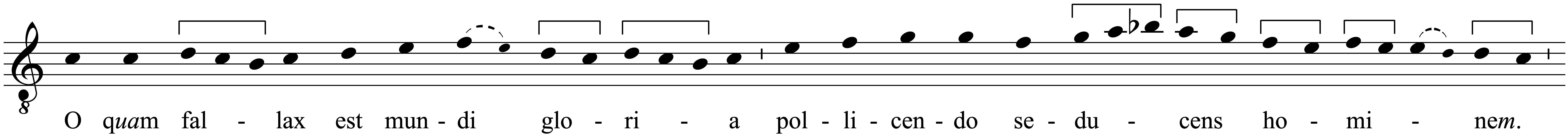 Work musical notation